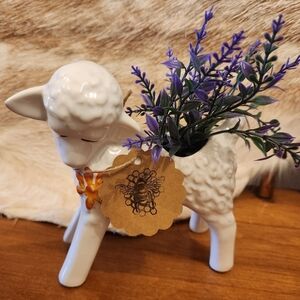 Vintage Ceramic Lamb Planter